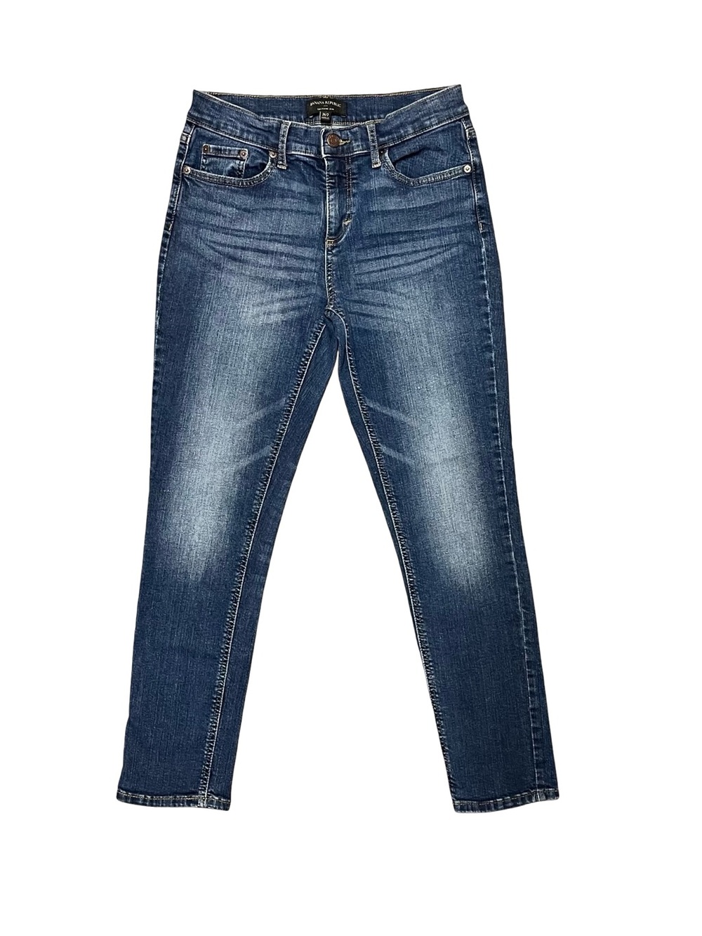 Banana Republic Girlfriend Jean W28 L28 Mid Rise Dark Wash Women’s Denim Size 26